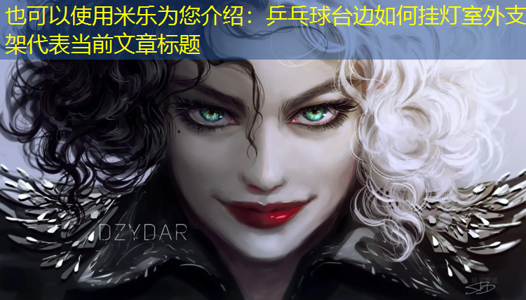 乒乓球台边如何挂灯室外支架