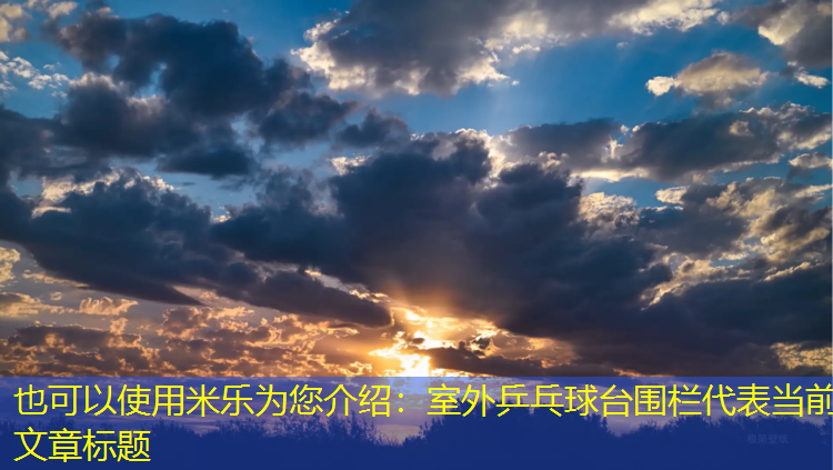 室外乒乓球台围栏